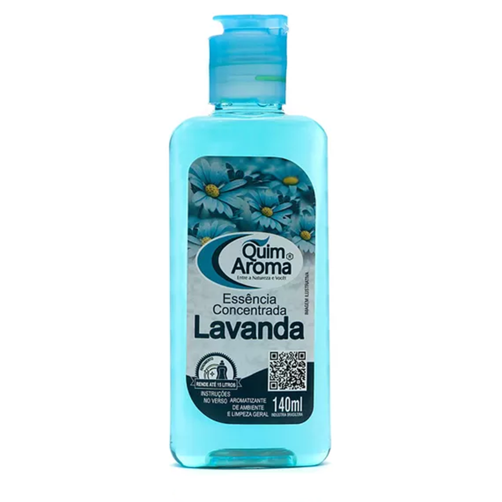 ESSENCIA CONCENTRADA AROMATIZANTE DE AMBIENTE LAVANDA COM TAMPA FLIP 140ML