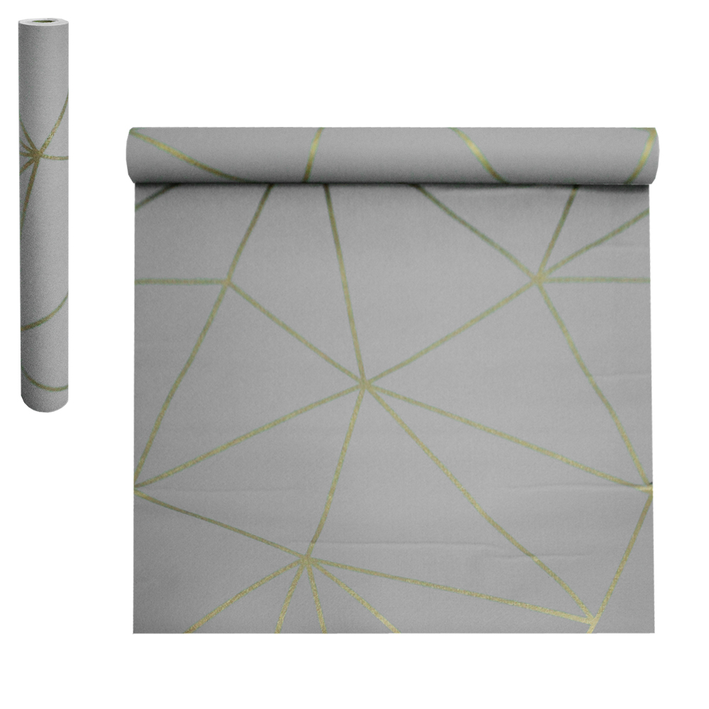 PAPEL DE PAREDE ROLO AUTOADESIVO GEOMETRICO DCA DECOR 45CMX5M