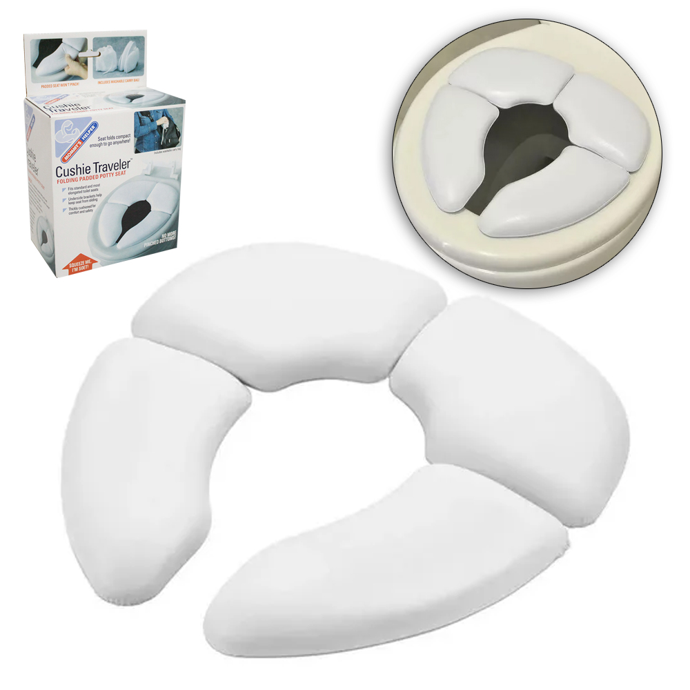 ASSENTO REDUTOR SANITARIO INFANTIL DOBRAVEL ALMOFADADO 31X31CM