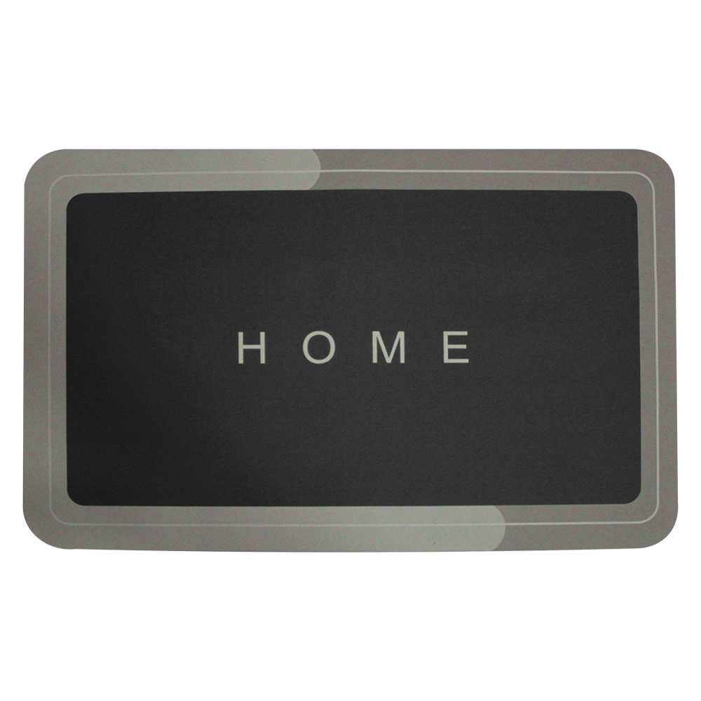 TAPETE DE PISO DE BORRACHA RETANGULAR SUPER ABSORVENTE CLEAN HOME 58X38CM
