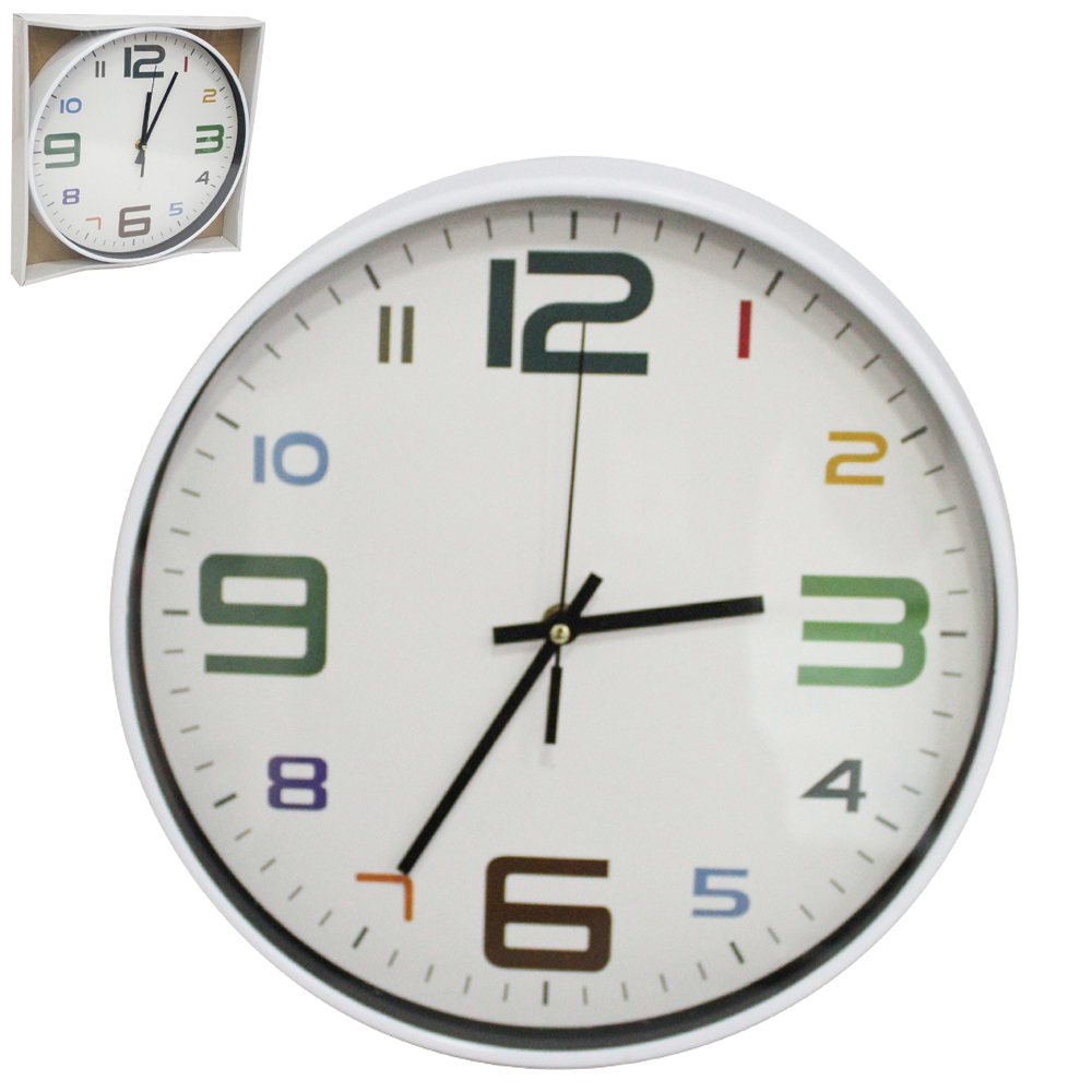 RELOGIO DE PAREDE REDONDO 30CM DE Ø