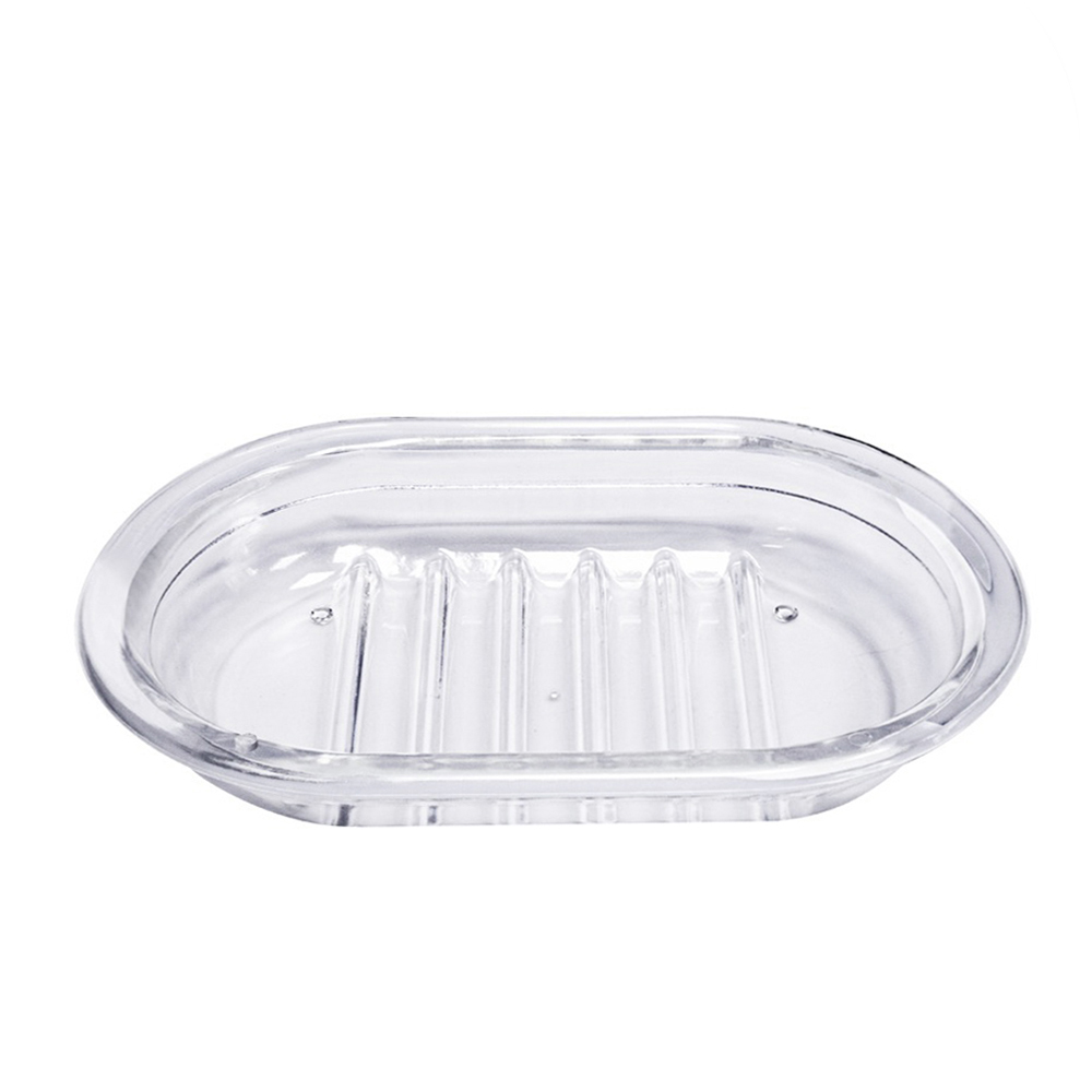 SABONETEIRA DE PIA DE ACRILICO OVAL CRISTAL PREMIUM 14,5X9,5CM