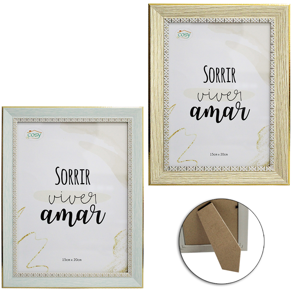 PORTA RETRATO 15X20 COM MOLDURA DE PLASTICO TMD