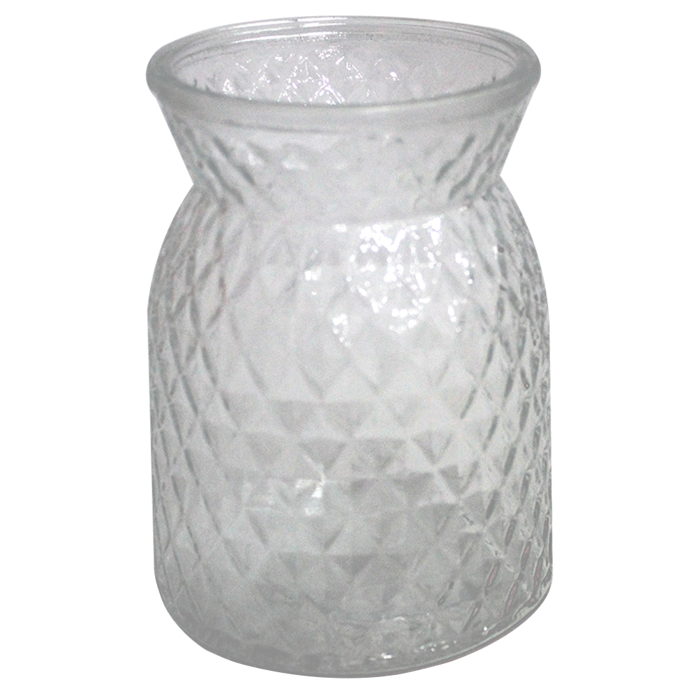 VASO DE VIDRO REDONDO 15,5X11CM DE Ø