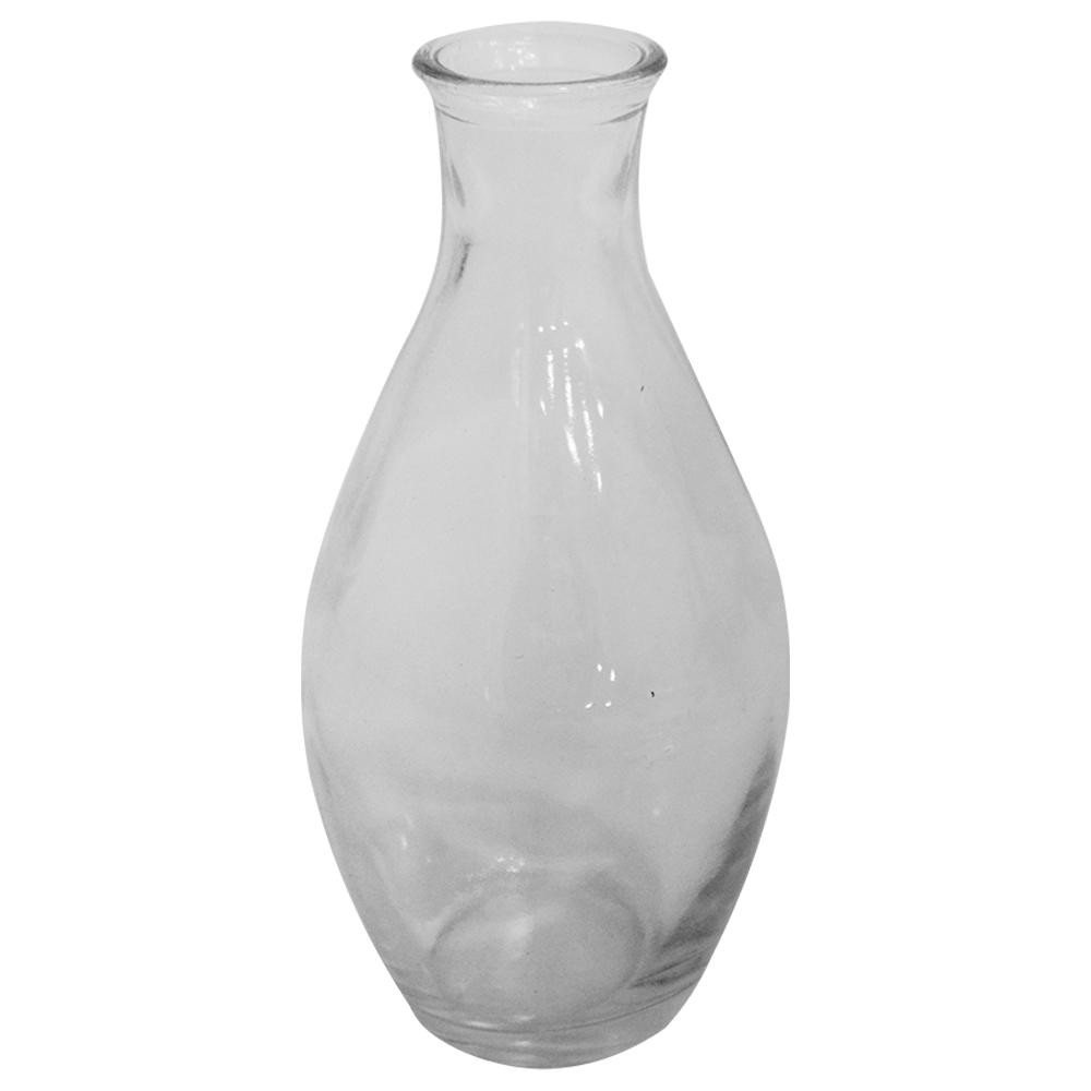 VASO DE VIDRO REDONDO 14X7CM DE Ø