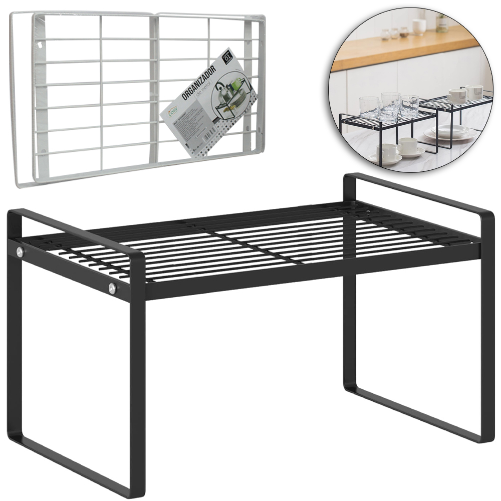 RACK ORGANIZADOR PRATELEIRA ARAMADO RETANGULAR 33X20X19CM