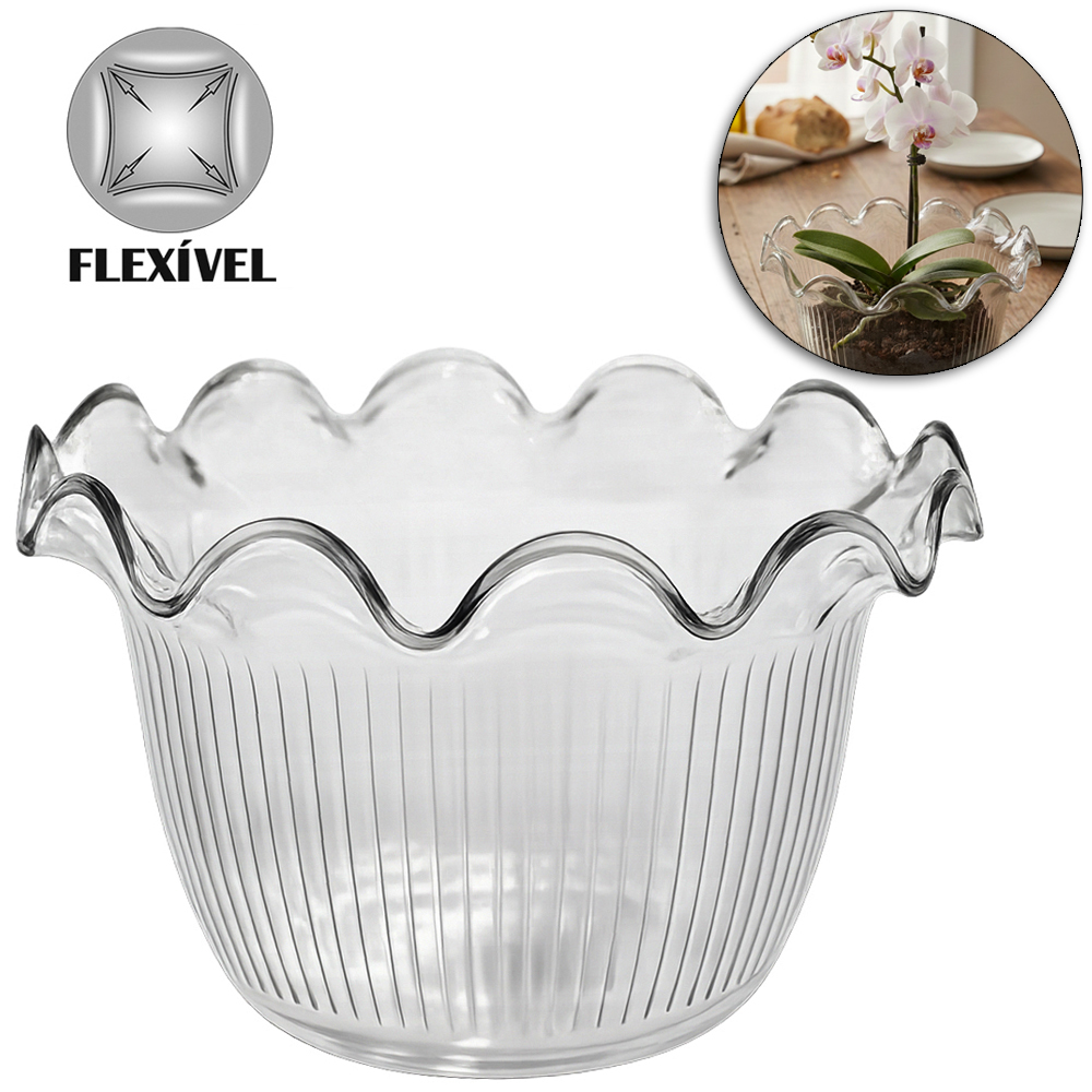 VASO DE PLASTICO PET FLEXIVEL REDONDO 12X17CM DE Ø