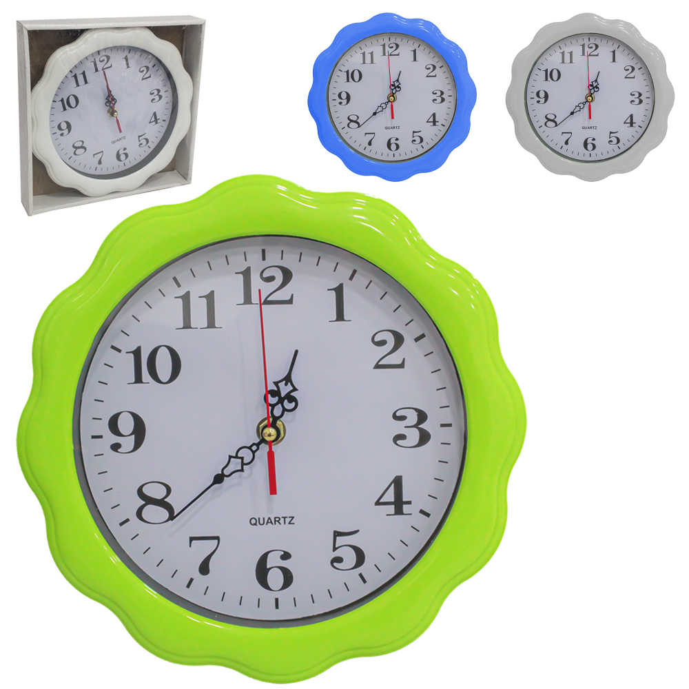 RELOGIO DE PAREDE REDONDO 23CM DE Ø