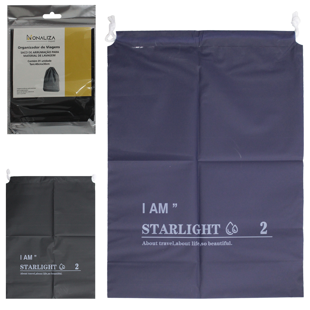 ORGANIZADOR DE VIAGENS SACO DE ARRUMACAO PARA MATERIAL DE LAVAGEM DE EVA 40X30CM
