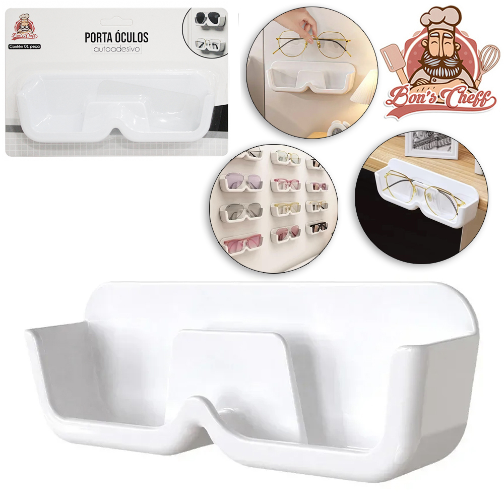 PORTA OCULOS DE PLASTICO AUTOADESIVO 17X6CM