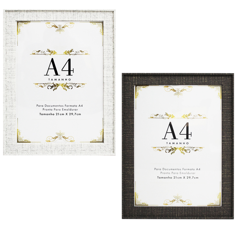 QUADRO PARA DIPLOMAS / CERTIFICADOS A4 DE PLASTICO TMD 29,7X21CM
