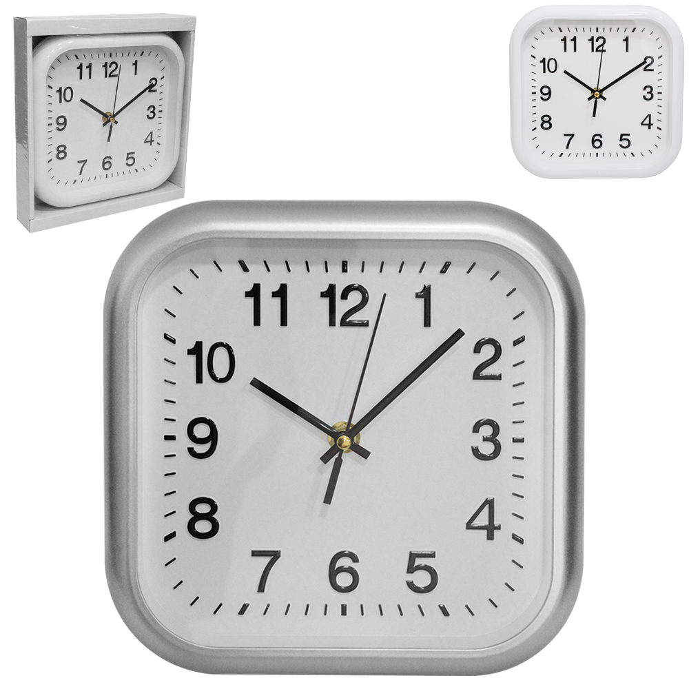 RELOGIO DE PAREDE QUADRADO 19CM
