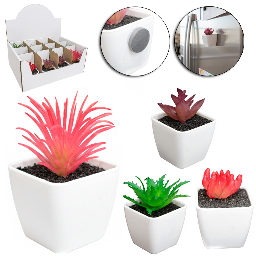 IMA DECORATIVO FLOR ARTIFICIAL COM VASO 5X4,5X3,5CM