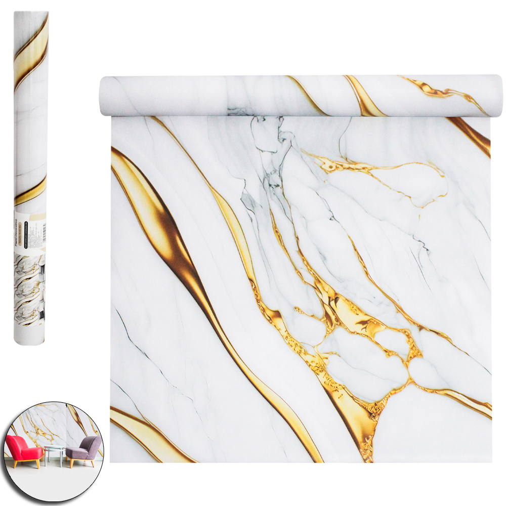 PAPEL DE PAREDE ROLO AUTOADESIVO MARMORE 45CMX5M