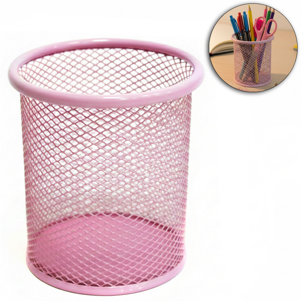 PORTA CANETA / LAPIS ARAMADO REDONDO 10X9CM DE Ø