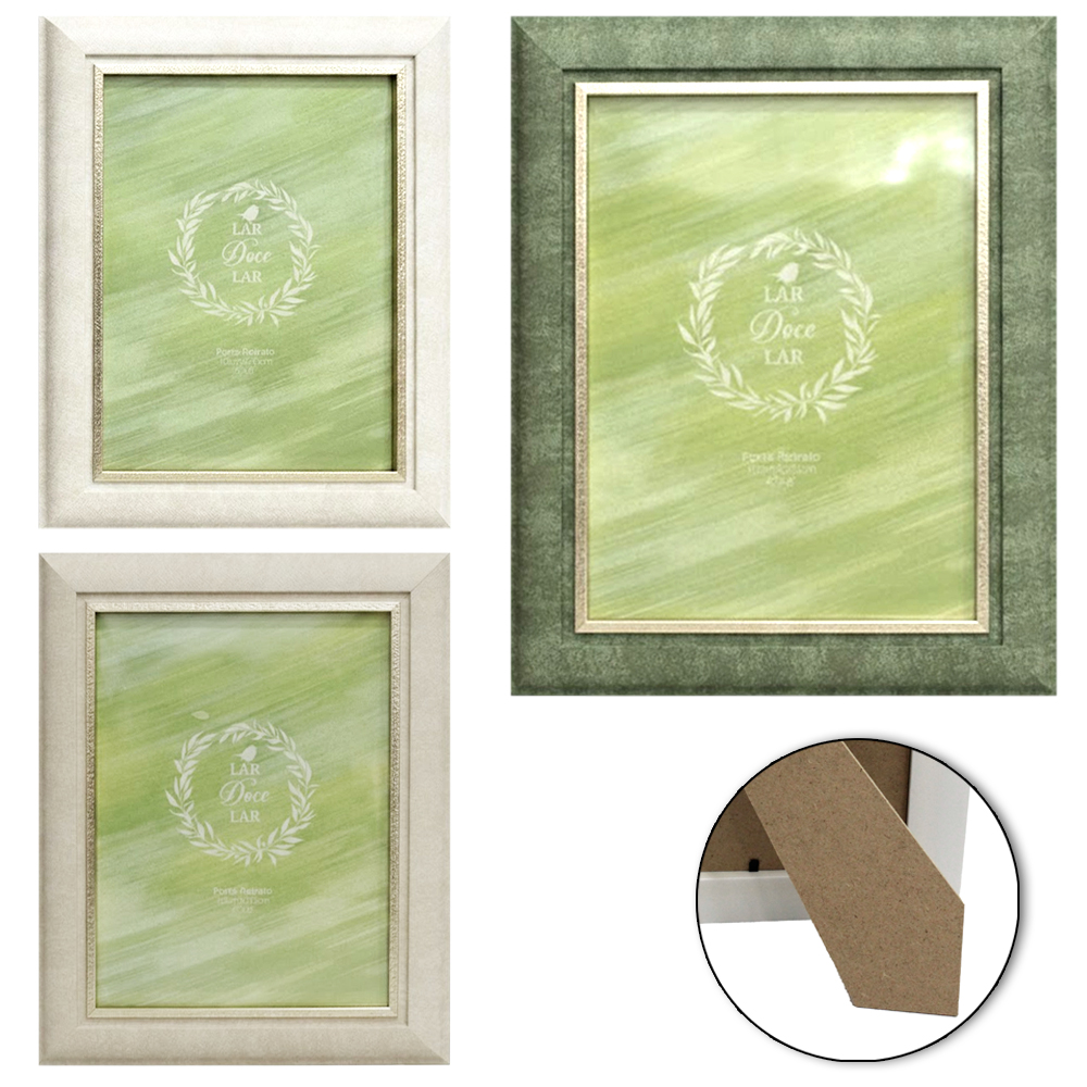 PORTA RETRATO 15X20 COM MOLDURA DE PLASTICO TMD