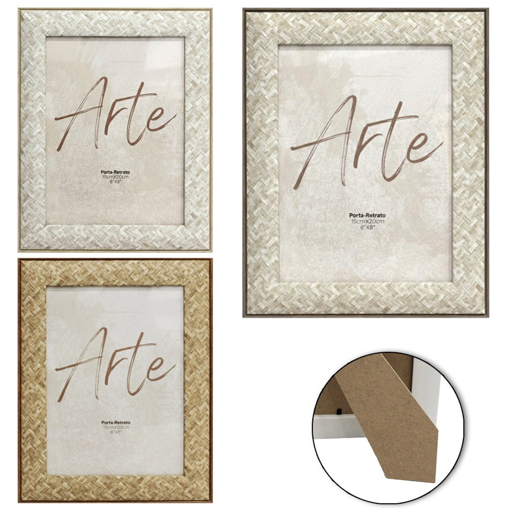 PORTA RETRATO 15X20 COM MOLDURA DE PLASTICO TMD
