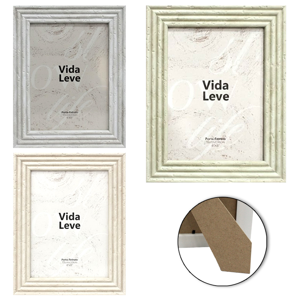 PORTA RETRATO 15X20 COM MOLDURA DE PLASTICO TMD