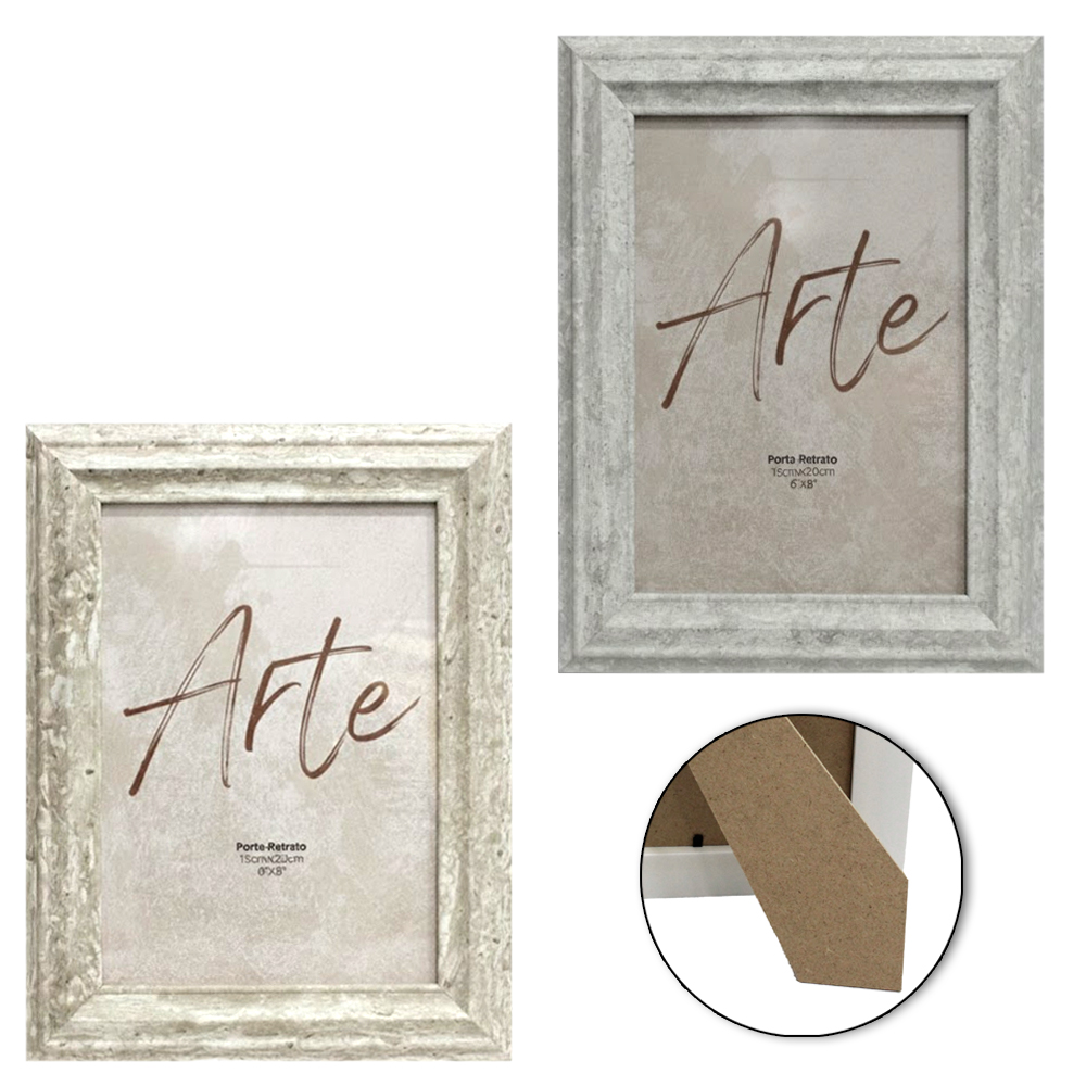 PORTA RETRATO 15X20 COM MOLDURA DE MADEIRA TMD
