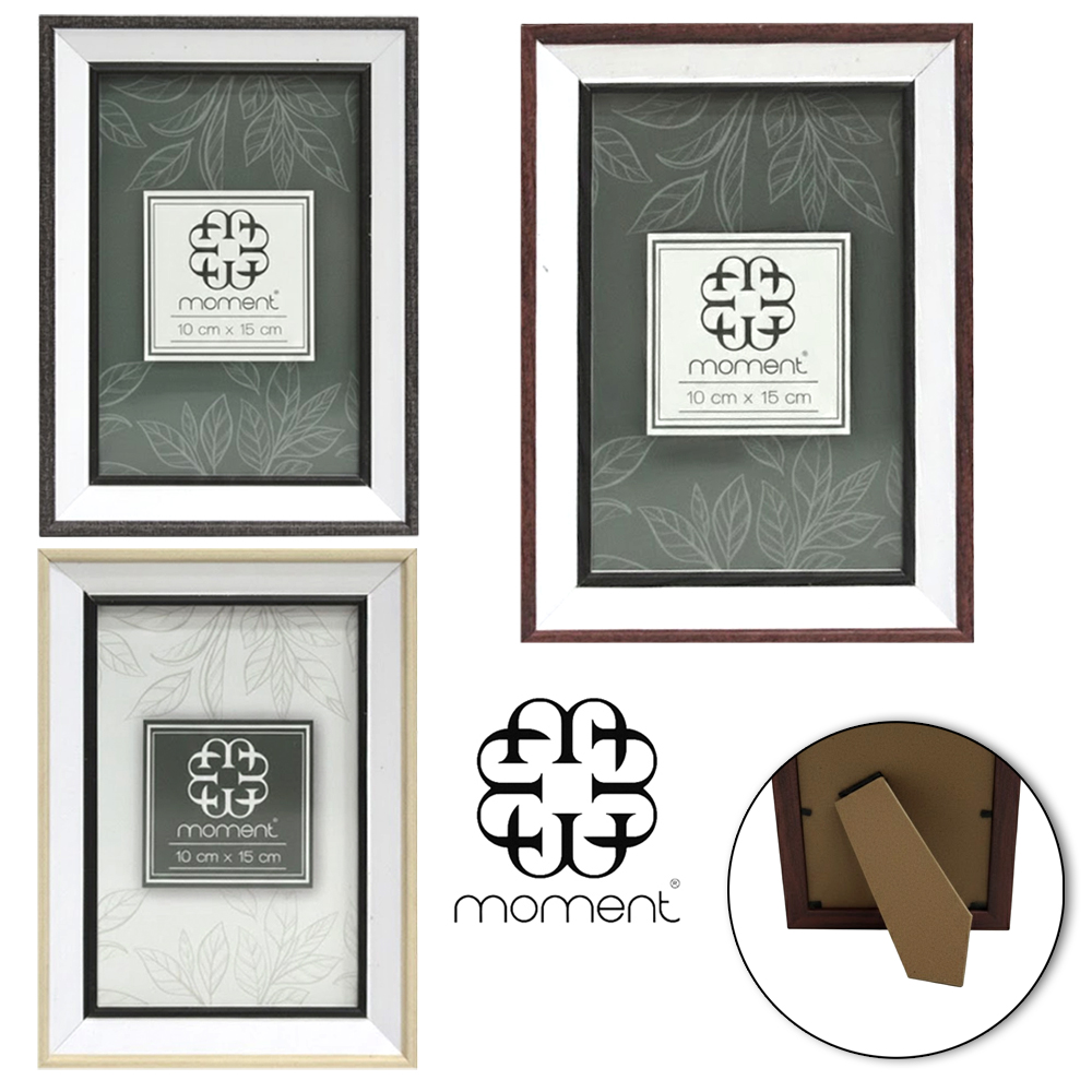 PORTA RETRATO 10X15 COM MOLDURA DE MADEIRA MDF