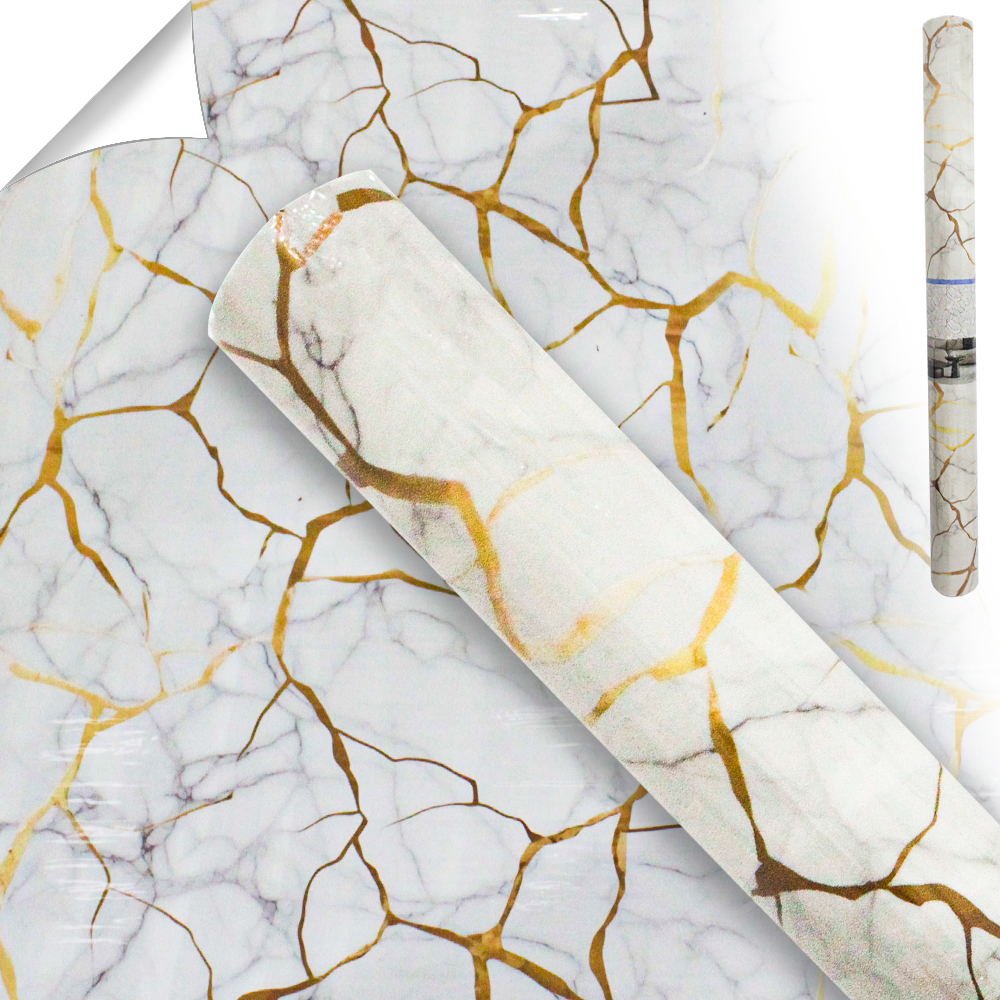 PAPEL DE PAREDE ROLO AUTOADESIVO MARMORE DECOR 120CMX3M