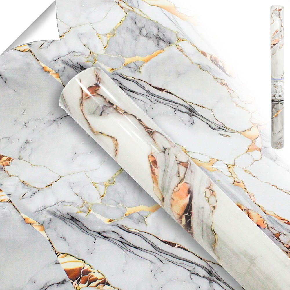 PAPEL DE PAREDE ROLO AUTOADESIVO MARMORE DECOR 120CMX3M