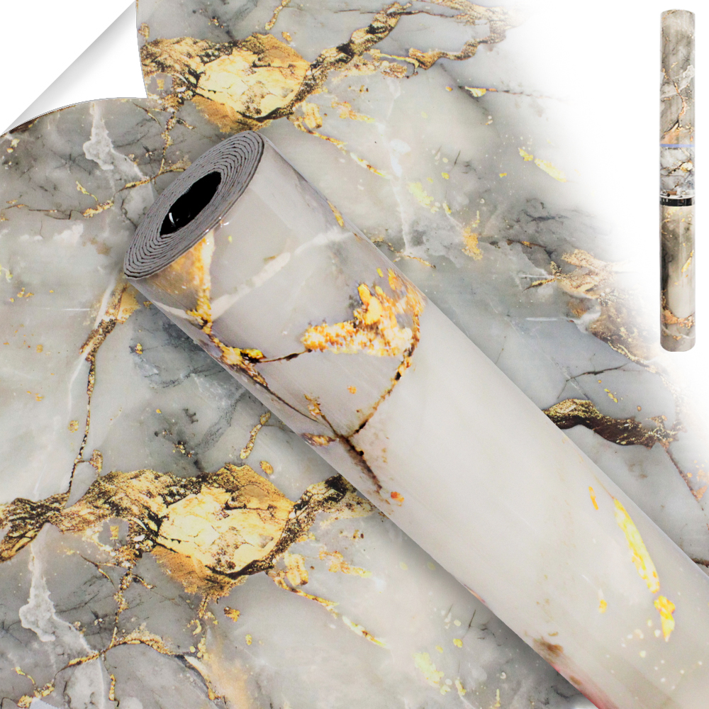 PAPEL DE PAREDE ROLO AUTOADESIVO MARMORE DECOR 120CMX3M