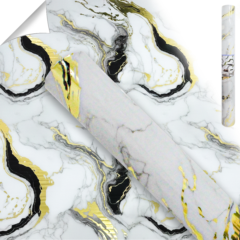 PAPEL DE PAREDE ROLO AUTOADESIVO MARMORE DECOR 120CMX3M