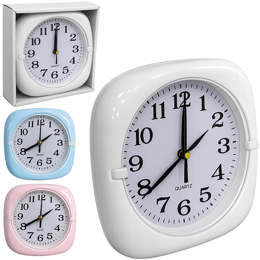 RELOGIO DE PAREDE QUADRADO 17CM