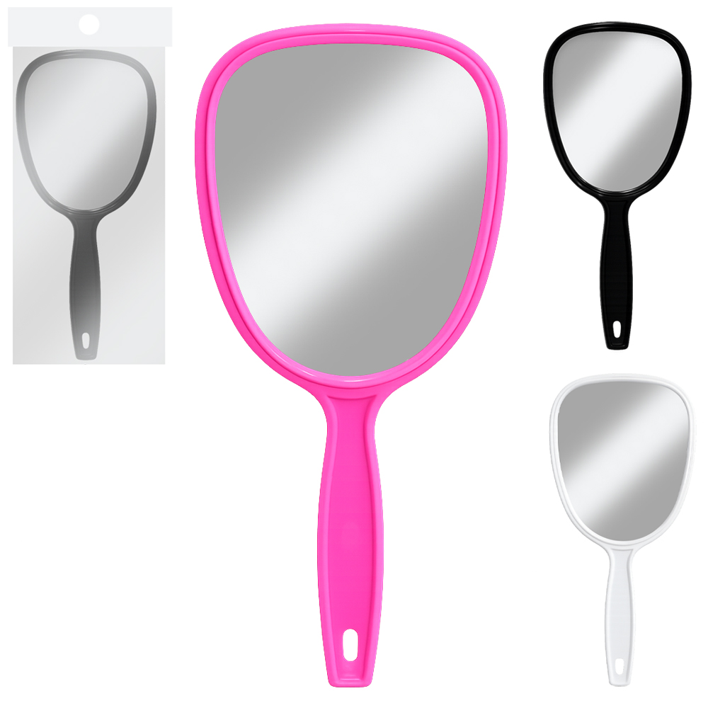 ESPELHO DE MAO DE PLASTICO 26,5X12,5CM