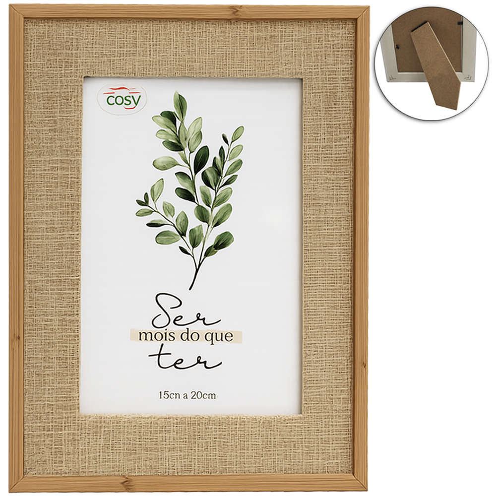 PORTA RETRATO 15X20 COM MOLDURA DE PLASTICO TMD