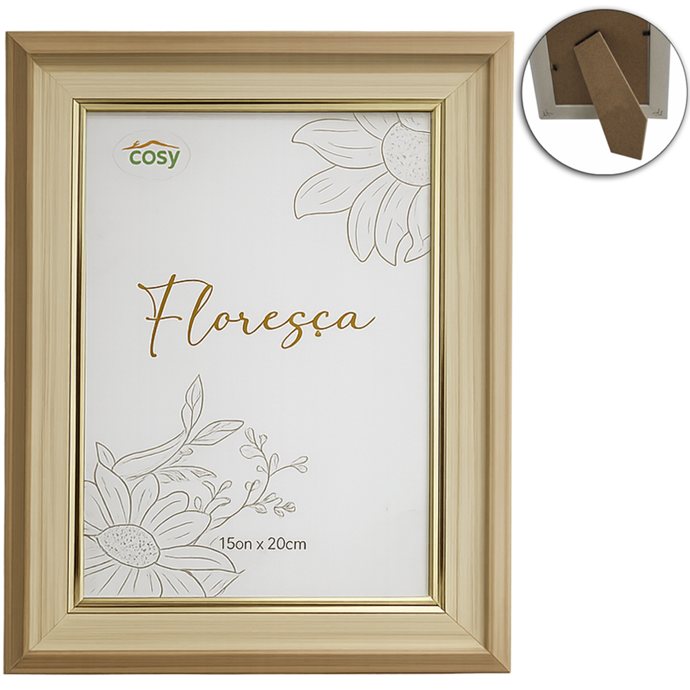 PORTA RETRATO 15X20 COM MOLDURA DE PLASTICO TMD