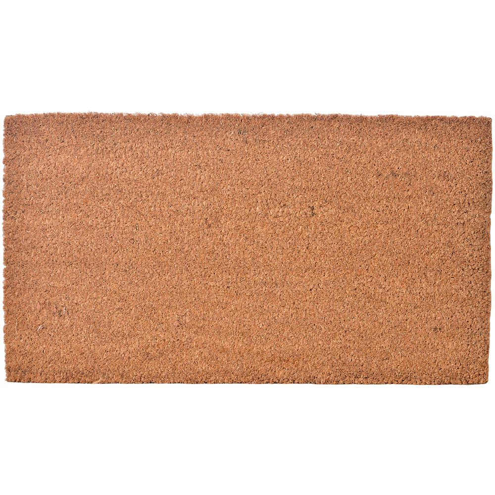 TAPETE CAPACHO DE PISO DE FIBRA RETANGULAR EMBORRACHADO 60X33CM