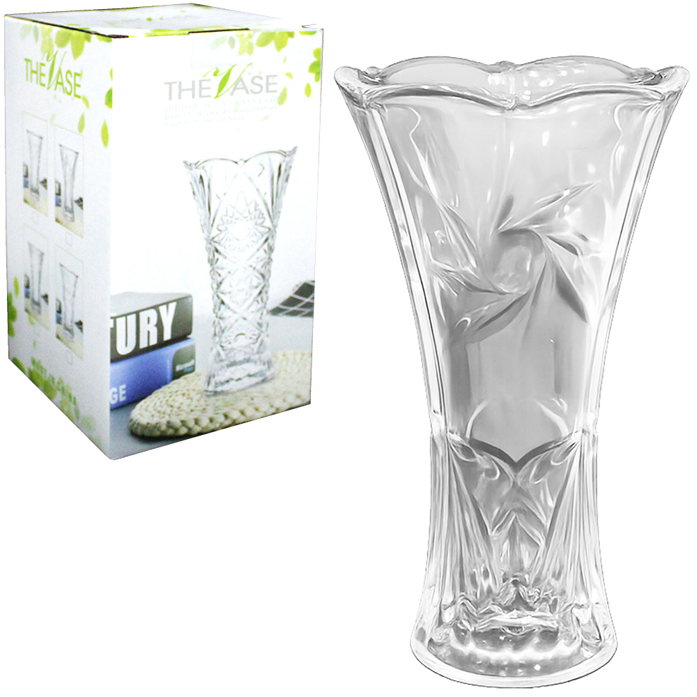 VASO DE VIDRO REDONDO 23,8X13,3CM DE Ø 