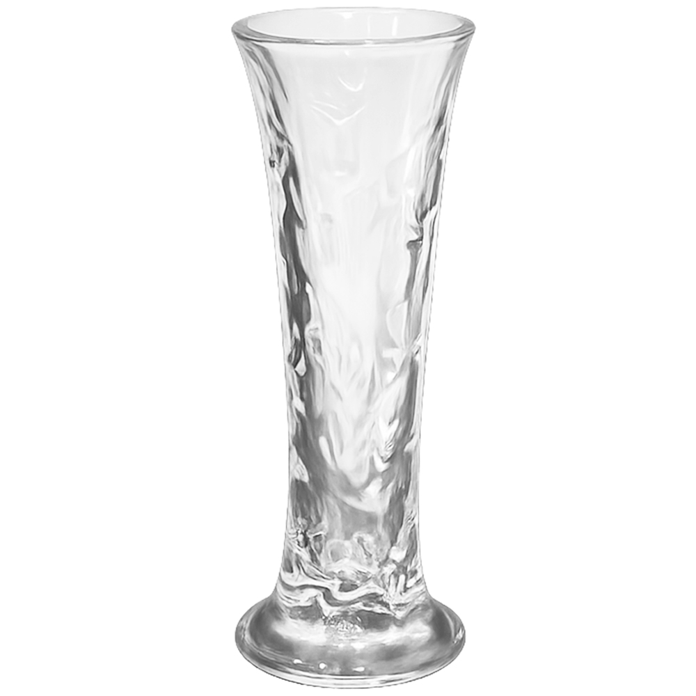 VASO DE VIDRO REDONDO 15X5,5CM DE Ø 