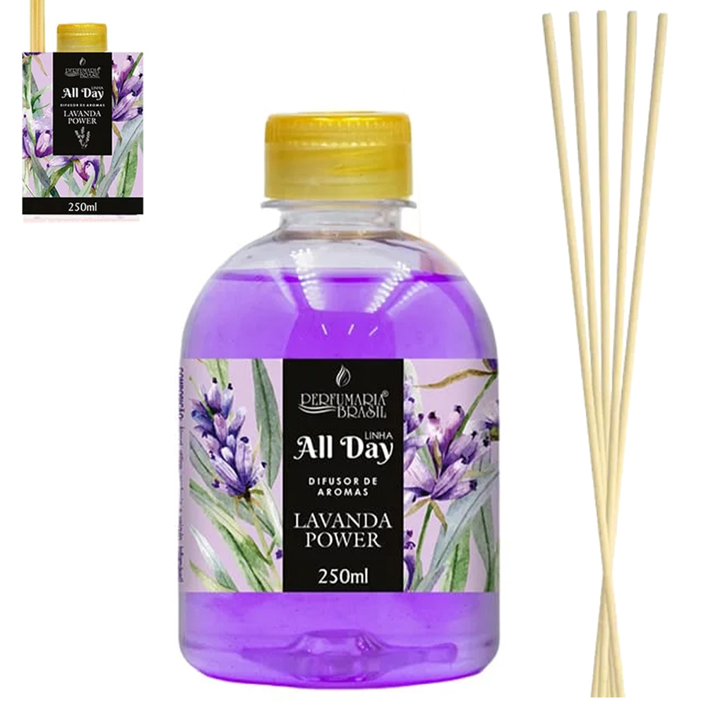 DIFUSOR DE AROMAS PARA AMBIENTES LAVANDA POWER ALL DAY 250ML