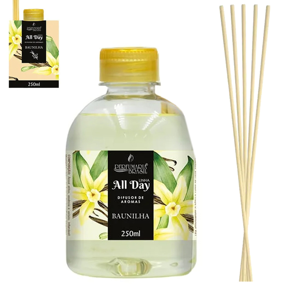 DIFUSOR DE AROMAS PARA AMBIENTES BAUNILHA ALL DAY 250ML 