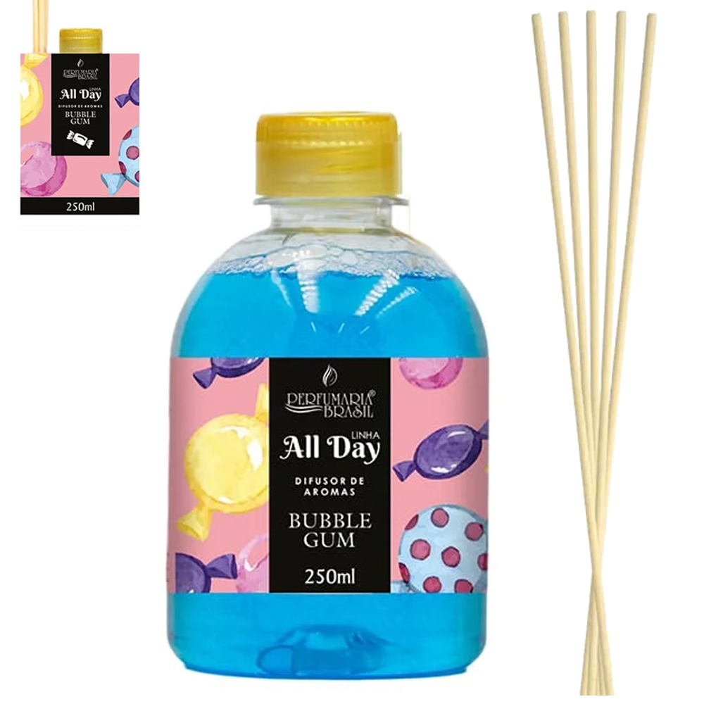 DIFUSOR DE AROMAS PARA AMBIENTES BUBBLE GUM ALL DAY 250ML