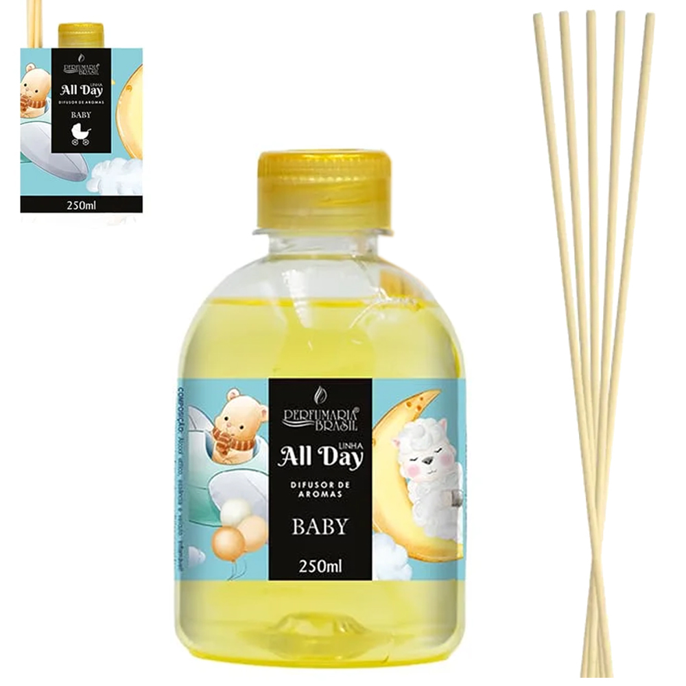 DIFUSOR DE AROMAS PARA AMBIENTES BABY ALL DAY 250ML