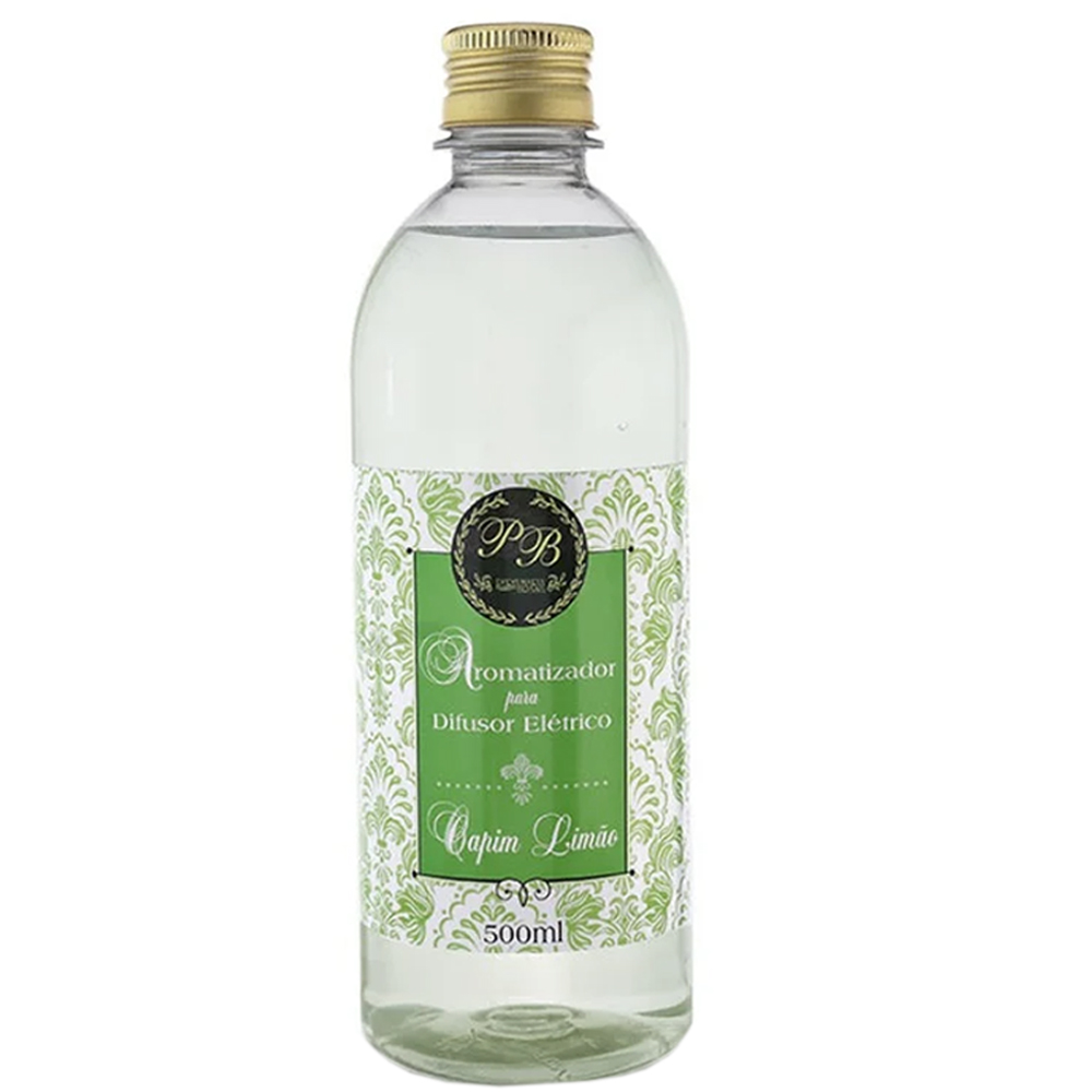 AROMATIZADOR PARA DIFUSOR ELETRICO DE AMBIENTE CAPIM LIMAO 500ML