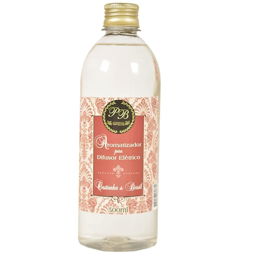 AROMATIZADOR PARA DIFUSOR ELETRICO DE AMBIENTE CASTANHA DO BRASIL 500ML