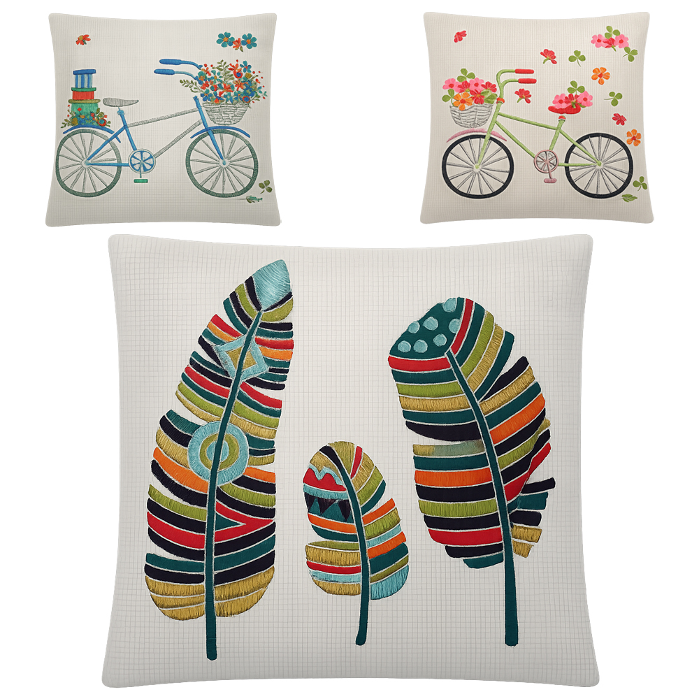 CAPA DE POLIESTER PARA ALMOFADA ESTAMPAS SORTIDAS 42X42CM