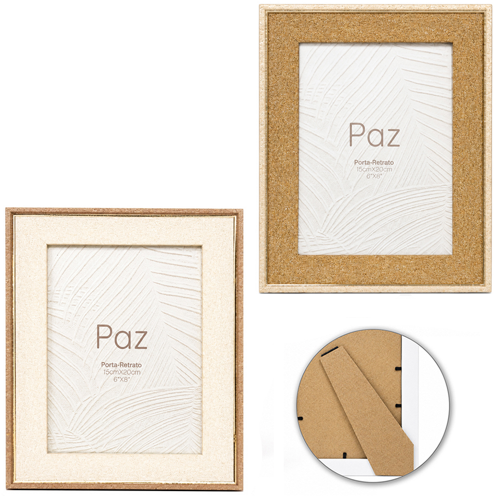 PORTA RETRATO 15X20 COM MOLDURA DE PLASTICO TMD 