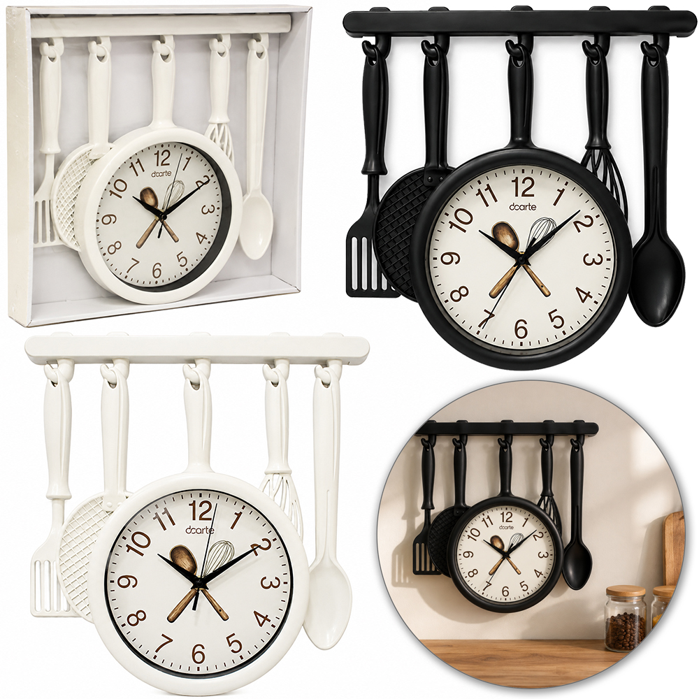 RELOGIO DE PAREDE UTENSILIOS DECOR 34,5X32,8CM 