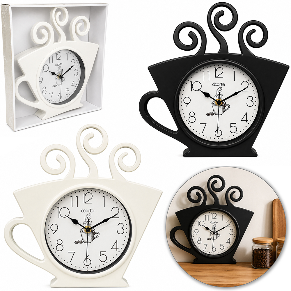 RELOGIO DE PAREDE XICARA DECOR 29,5X29CM  