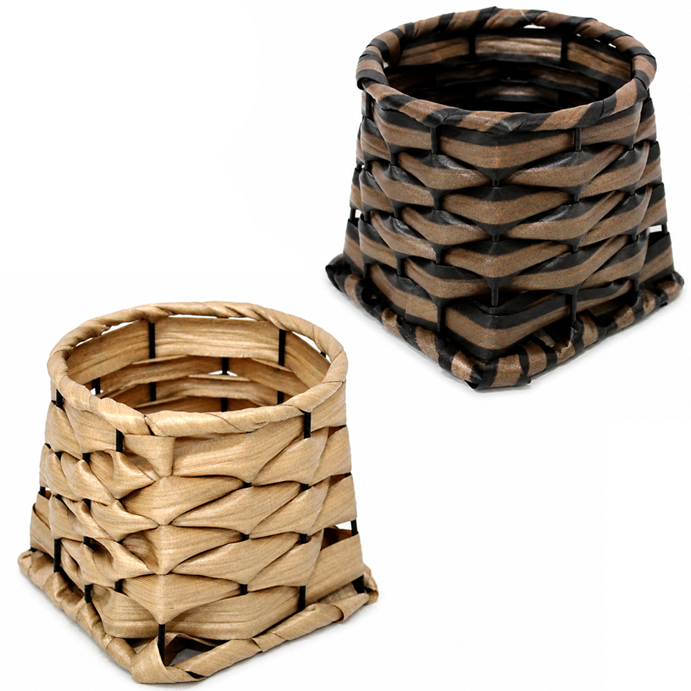 CESTO ORGANIZADOR DE PLASTICO TIPO VIME QUADRADO 10,5X9,5CM