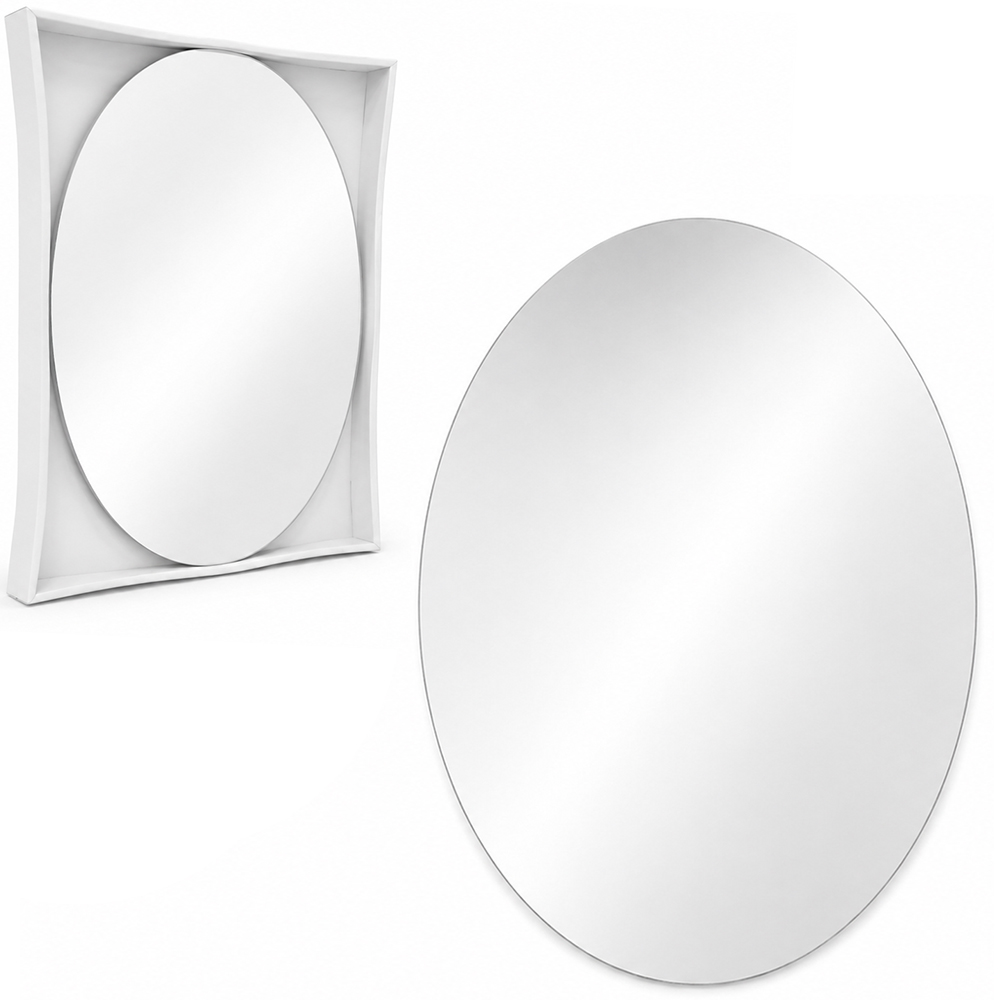 ESPELHO DE PENDURAR OVAL DECORATIVO 40X30CM