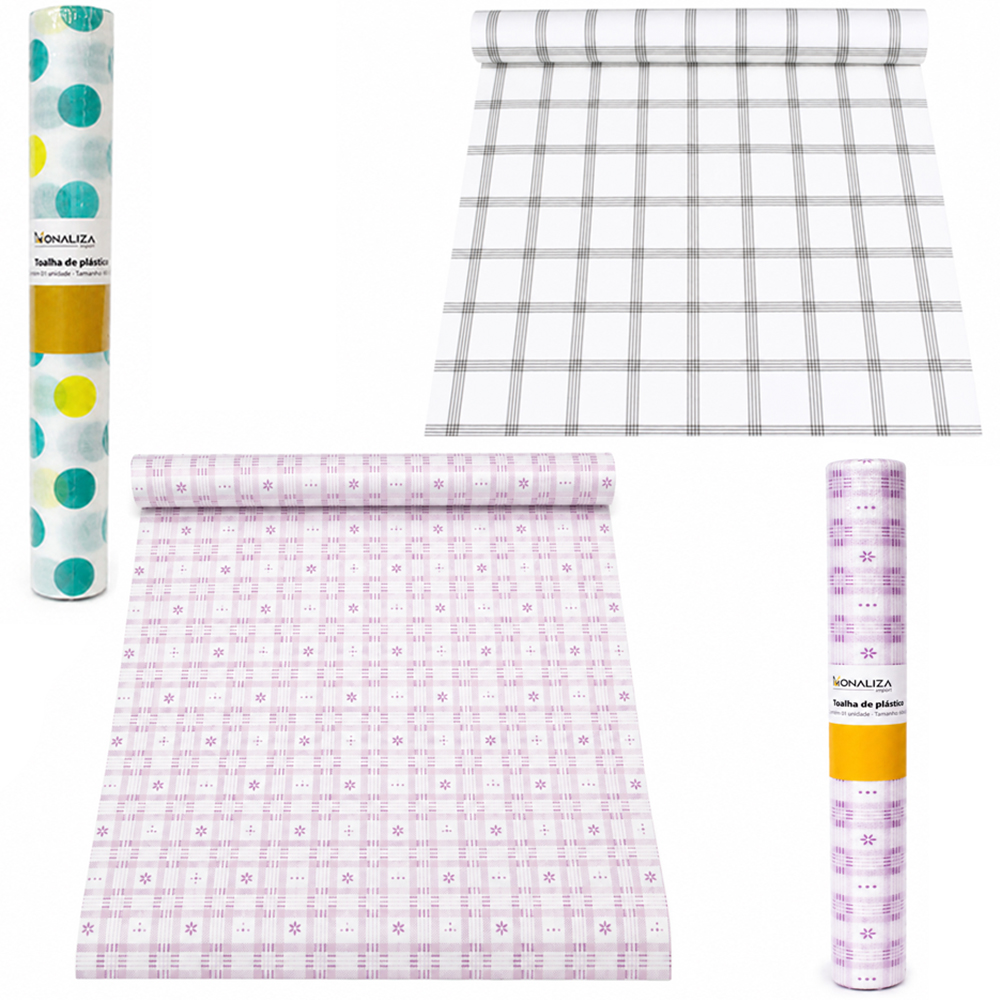 FORRO / ESTEIRA / TAPETE / TOALHA DE PLASTICO MULTIUSO ANTIDERRAPANTE PARA ARMARIO E GAVETA 45X200CM