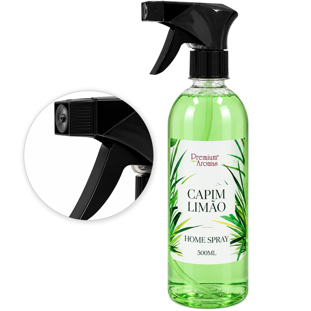 AROMATIZADOR DE AMBIENTE HOME SPRAY CAPIM LIMAO PREMIUM AROMAS 500ML