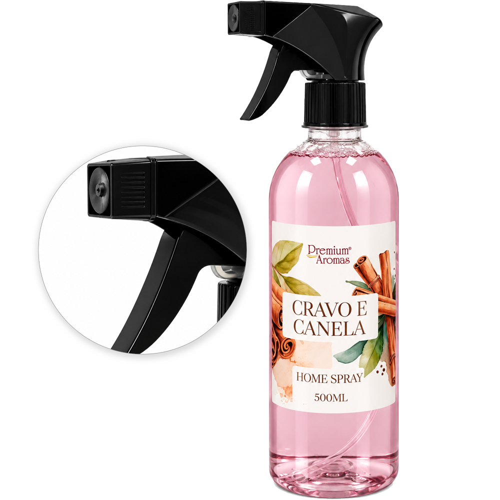 AROMATIZADOR DE AMBIENTE HOME SPRAY CRAVO E CANELA PREMIUM AROMAS 500ML